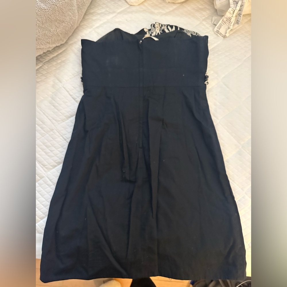 Lilly Pulitzer Black Strapless Dress - Picture 4 of 4